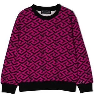 Versace Greca Logo Print Sweatshirt 10Y